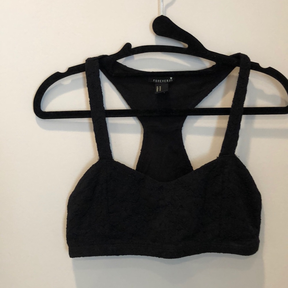 Black bralette